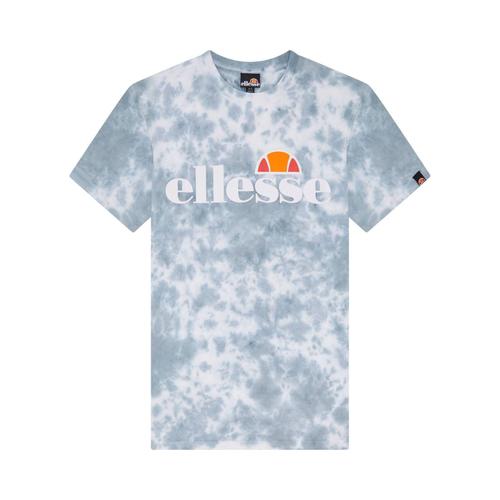 Ellesse Ladies T-Shirt Albany Tie Dye - Manches Courtes, Col Rond, Batik, Logo Gris Xs (X-Small)