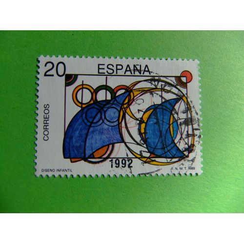 31 Espagne 1989 / Dessin D'enfants Gagnant Du Concours Philatélique / Edifil 2987 Fu