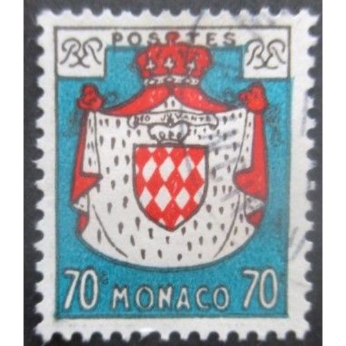 Monaco N°406 Armoirie Oblitéré