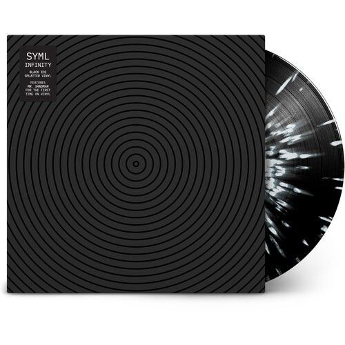 Syml - Infinity - Black Ice With White Splatter [Vinyl Lp] Black, Colored Vinyl, 140 Gram Vinyl, White