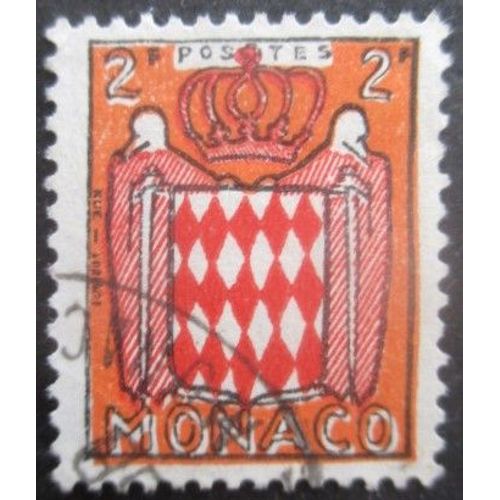 Monaco N°409 Armoirie Oblitéré