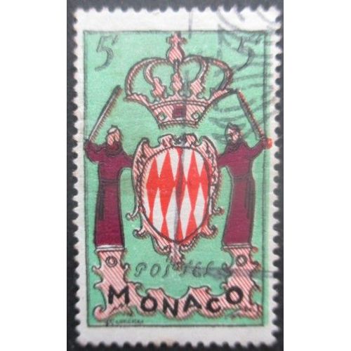 Monaco N°411 Armoirie Oblitéré