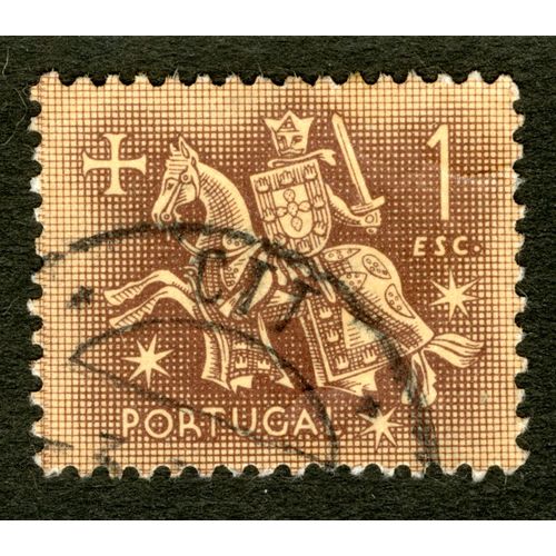 Timbre Oblitéré Portugal, 1 Esc