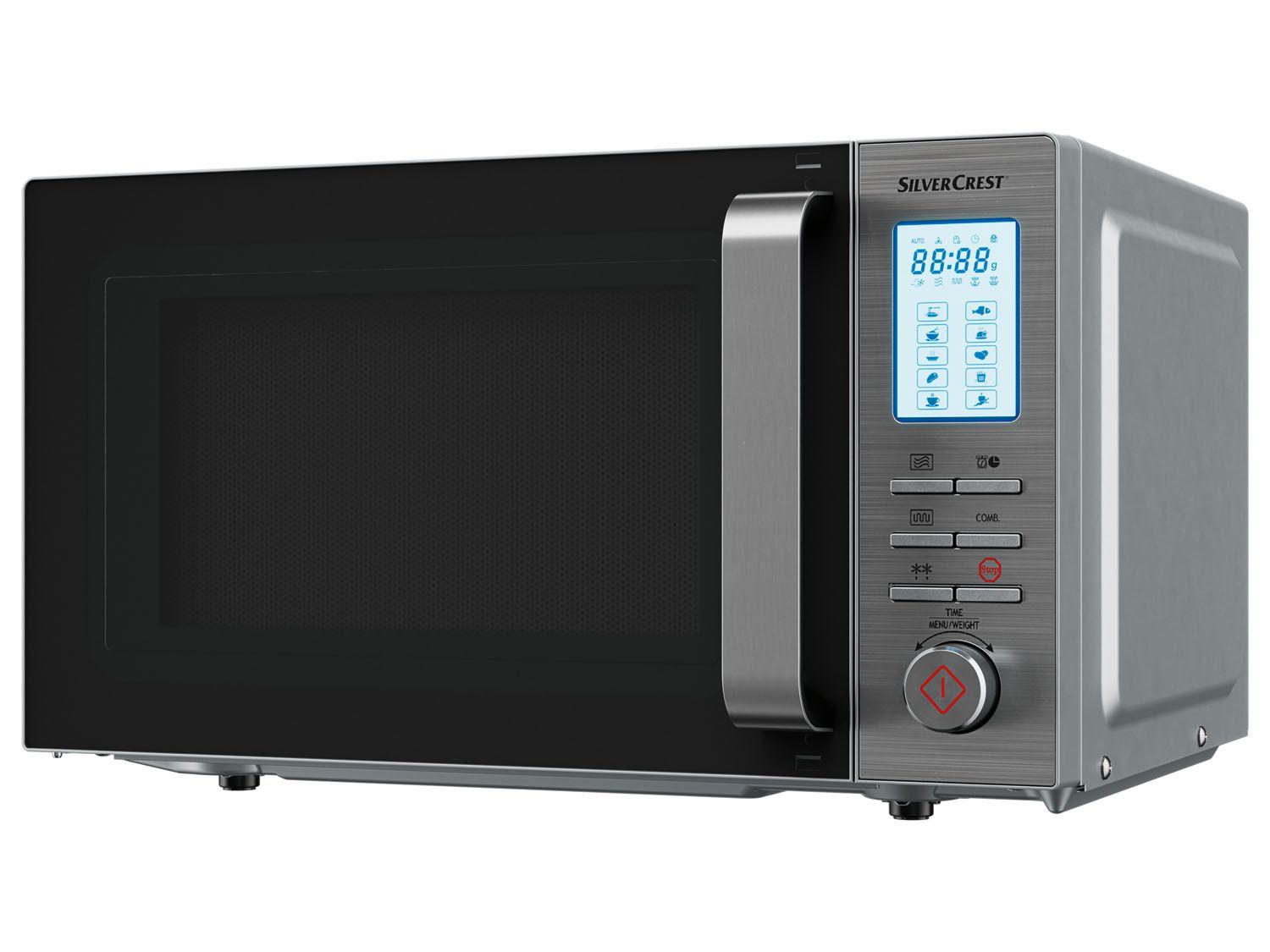 Four à micro-ondes Silvercrest - 800W, 20L, Fonction gril (1000W