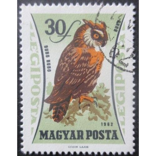 Hongrie Poste Aérienne N°250 Grand-Duc Oblitéré