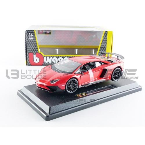 Bburago 1/24 21079r Lamborghini Aventador Lp 750-4 Sv - 2016 Diecast Modelcar-Bburago