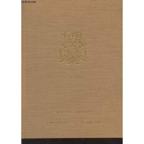 Catalogue De Vente Aux Enchères - Ventes Du Xxe Anniversaire : Importants Tableaux Modernes, Tableaux Anciens, Reliques Et Souvenirs De Napoléon 1e, Bijoux Et Argenterie, Sièges Et Meubles - Me(...)