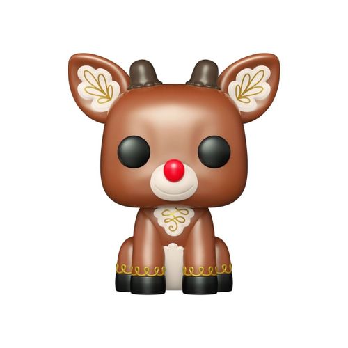 Rudolph, Le Petit Renne Au Nez Rouge - Figurine Pop! Rudolph Assis 9 Cm