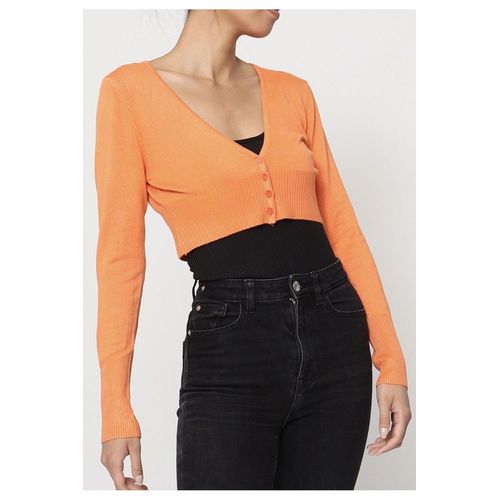 Boléro Orange Femme