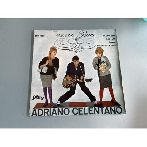 Disque 45 T. Adriano Celentano " 24.000 Baci"