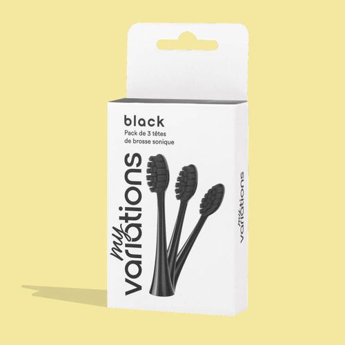 Pack De 3 Têtes De Brosse À Dents Electrique My Variations Noires