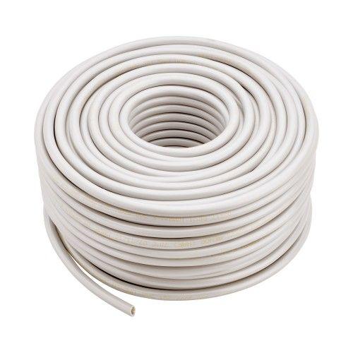 Câble souple HO5VV-F 3G1.5 mm² - blanc - couronne de 50 m DEBFLEX