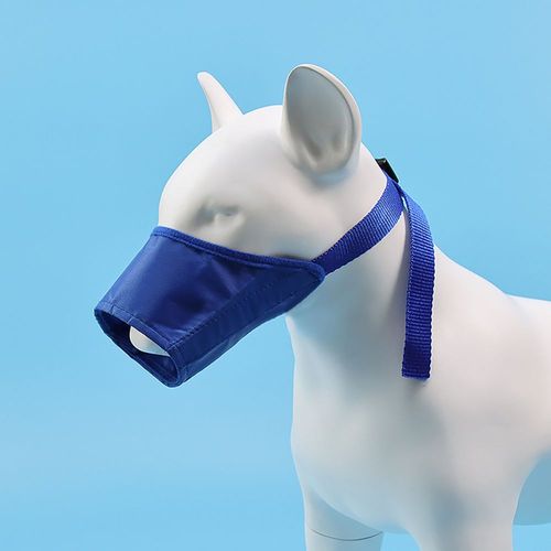 Muselière Réglable Pour Chien,Couvre-Bouche Respirant,Collier Anti-Aboiement,Muselières Pour Animaux De Compagnie,Accessoires Pour Chiens - Type Blue-Taille1