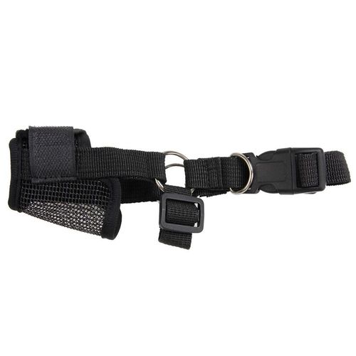Muselière Anti-Aboiement Pour Chien,Maille Réglable,Couvre-Bouche Respirant Pour Animal De Compagnie,Collier De Muselières Pour Petits Et Grands Chiens,Accessoires Pour Chiens Dc05 - Type Black-Xl