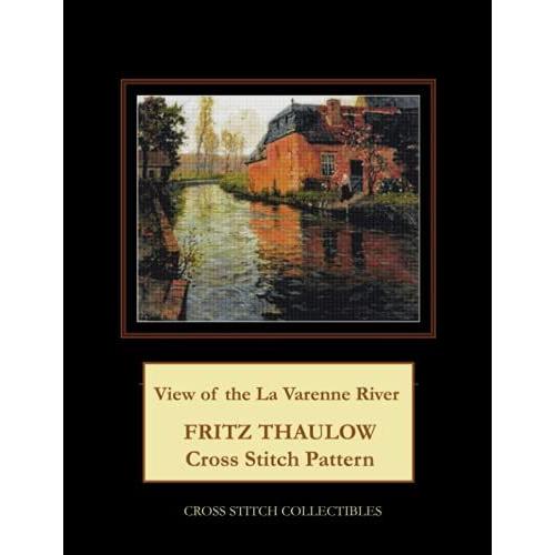 View Of The La Varenne River: Frits Thaulow Cross Stitch Pattern