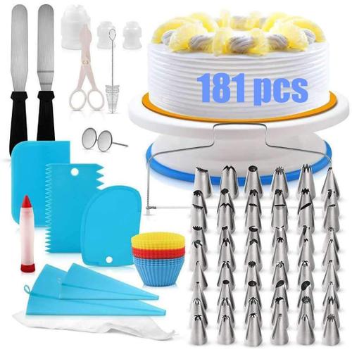 Generic KIT de 12 Douille de décoration pour gateau, sac de