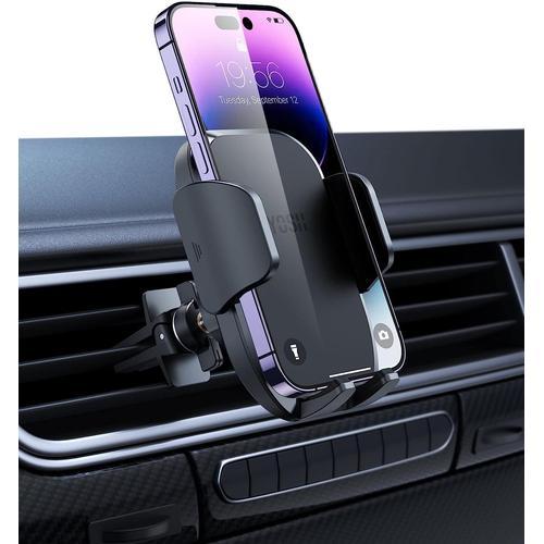 2022 Support Téléphone Voiture Ventilation Rotation à 360 Degrés Support  Smartphone Voiture Grille d'Aération pour iPhone 14 13 12 11 Samsung Huawei  LG Sony