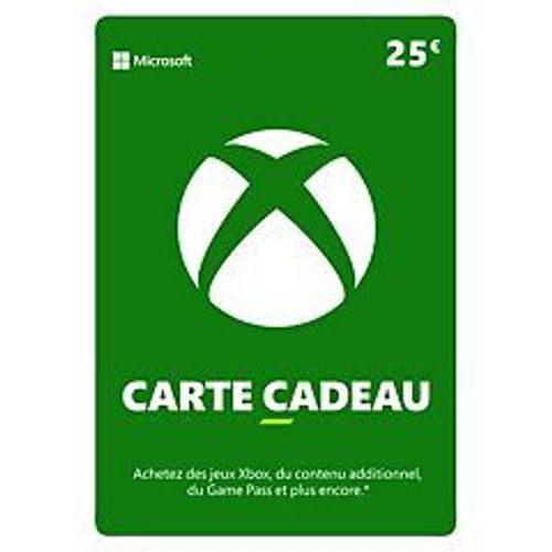 Ms Esd Gift Card Xbox Live Agency Online 25 Euro
