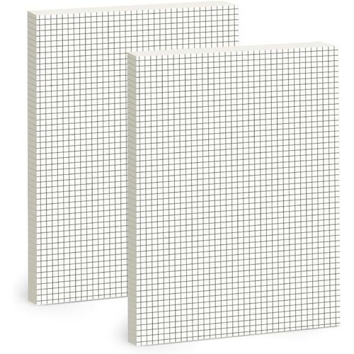 280 Pcs Bloc-Notes B5 7 Brouillons De 40 Feuilles Chacun Bloc-Notes Format B5 Carreaux Bloc Note B5 Carreaux Bloc Note B5 Petit Carreaux Pour Calculer Tracer Dessiner, Beige