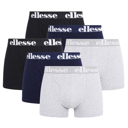 Ellesse Boxer Shorts Hommes Hali, 3-Pack - Fashion Trunks, Logo, Coton Stretch Noir 2xl (2x-Large)