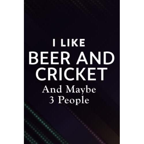 Christmas Gifts For Teenage Girls: I Like Beer And Cricket And Maybe 3 People Meme: Beer And Cricket, Unique Gifts For Women Galaxy,Gift For ... Anniversary, Wedding, Birthday,Budget Tracker