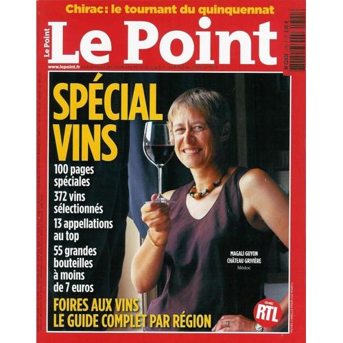 Le Point N° 1721 - Spécial Vins