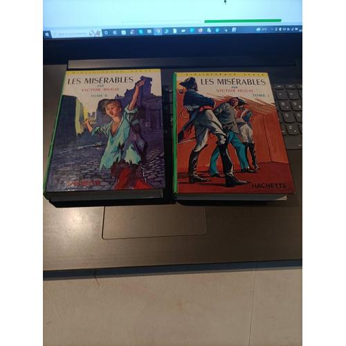 Les Misérables Tomes 1 Et 2 Victor Hugo Bibliothèque Verte 1960