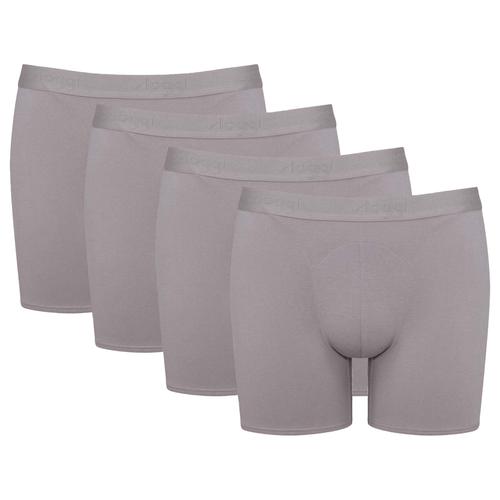 Sloggi Boxer Homme, Lot De 2 - "Ever Soft Short", Modal, Uni Gris Xxl (Xx-Large)