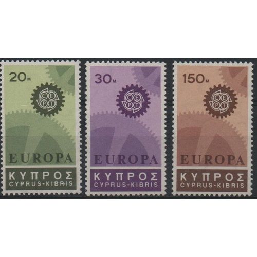 Chypre Timbres Europa 1967