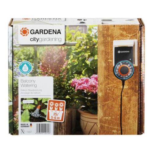 Gardena Kit 15 pots avec pompe et programmateur city gardening