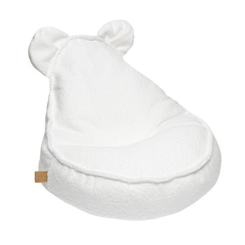 Pouf Teddy Blanc Pour Enfant