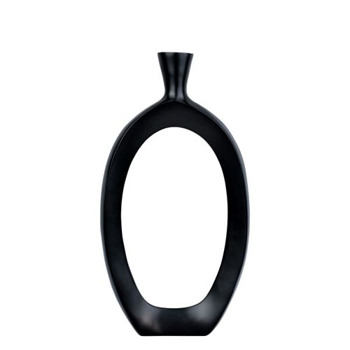 Vase Décoratif En Fer Noir H64