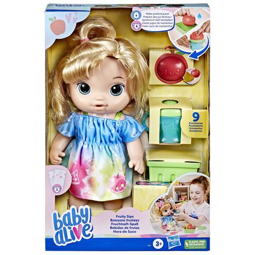 Hasbro Baby Alive Poupée Boissons Fruitées - Cheveux Blonds