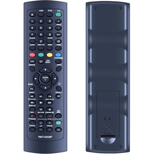 RMT-D258P Télécommande de rechange pour enregistreur DVD Sony RDR-DC100 RDR-DC200 RDR-DC105 RDR-DC205 RDRDC100 RDRDC200 RDRDC105