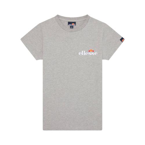 Ellesse T-Shirt Kittin Femme - Manches Courtes, Col Ras Du Cou, Col Rond, Cotton Jersey, Logo Blanc 2xs (Xx-Small)