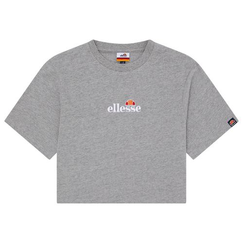 Ellesse T-Shirt Femme Fireball - Crop-Top, Manches Courtes, Col Rond, Logo Rose Xl (X-Large)