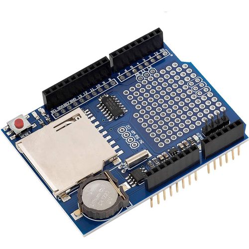 Enrégistreur de Dates Module Logging Shield Bouclier/Data Recorder/Data Logger Shield Compatible avec Arduino y Compris Un eBook