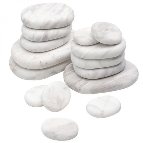 Vivezen - Lot De 15 Pierres Froides En Marbre Pour Massage