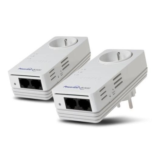 NETGEAR Powerline XAVB5602 - Kit d'adaptation pour courant porteur - GigE, HomePlug AV (HPAV), IEEE 1901 - Branchement mural (pack de 2)