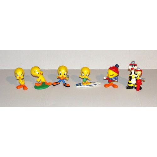 Figurine Titi Bullyland Lot 6 Titi Et Sylvestre