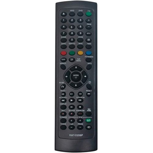 Télécommande RMT-D258P pour Lecteur enregistreur DVD/HDD Sony RDR-DC105 RDR-DC90 RDR-DC500 RDR-DC100