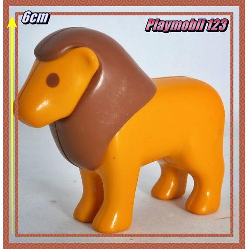 Pièces De Rechange - Playmobil 1 2 3 - L'arche De Noé - Figurine Lion