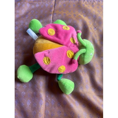 Doudou Coccinelle Jollybaby Grelot
