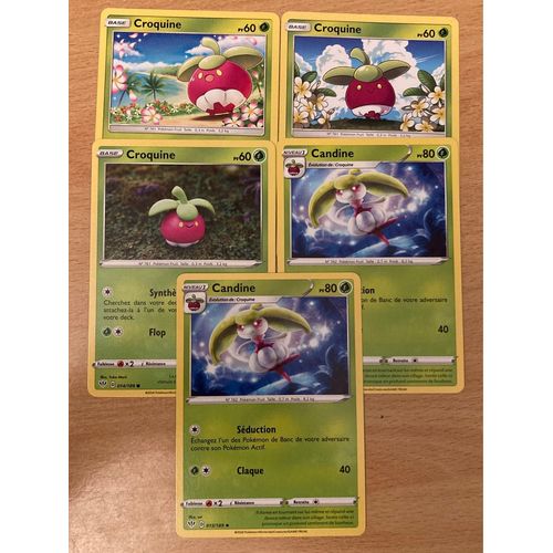 (3479) 3x Croquine + 2x Candine (Pokemon)