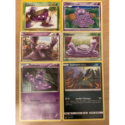 (3493) 5x Tadmorv + Tadmorv D’Alola (Pokemon)