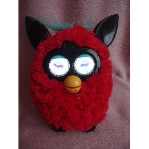 Furby Rouge Et Noir En Peluche Interactif Vintage 16 Cm Hasbro 2012