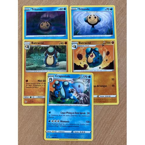 (3334) 2x Tritonde + 2x Batracné Crapustule (Pokemon) 