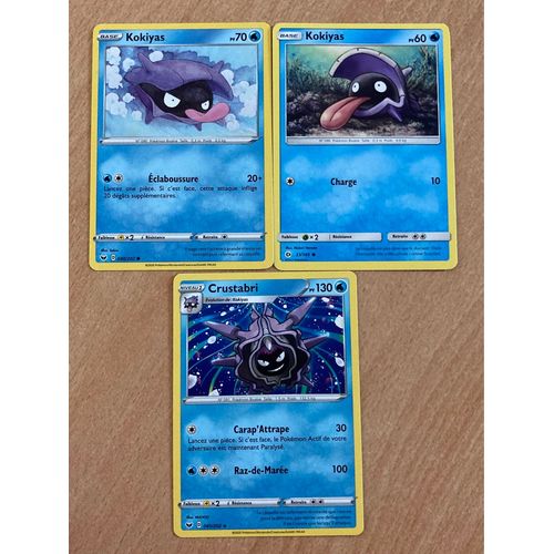 (3310) 2x Kokiyas + Crustabri (Pokemon)