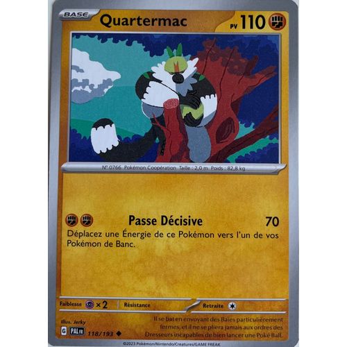 Carte Pokémon - Quartermac - 118/193 - Sv2 Evolution À Paldea
