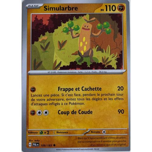 Carte Pokémon - Simularbre - 109/193 - Sv2 Evolution À Paldea